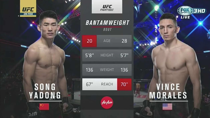 UFC台湾解说 宋亚东 vs MORALES